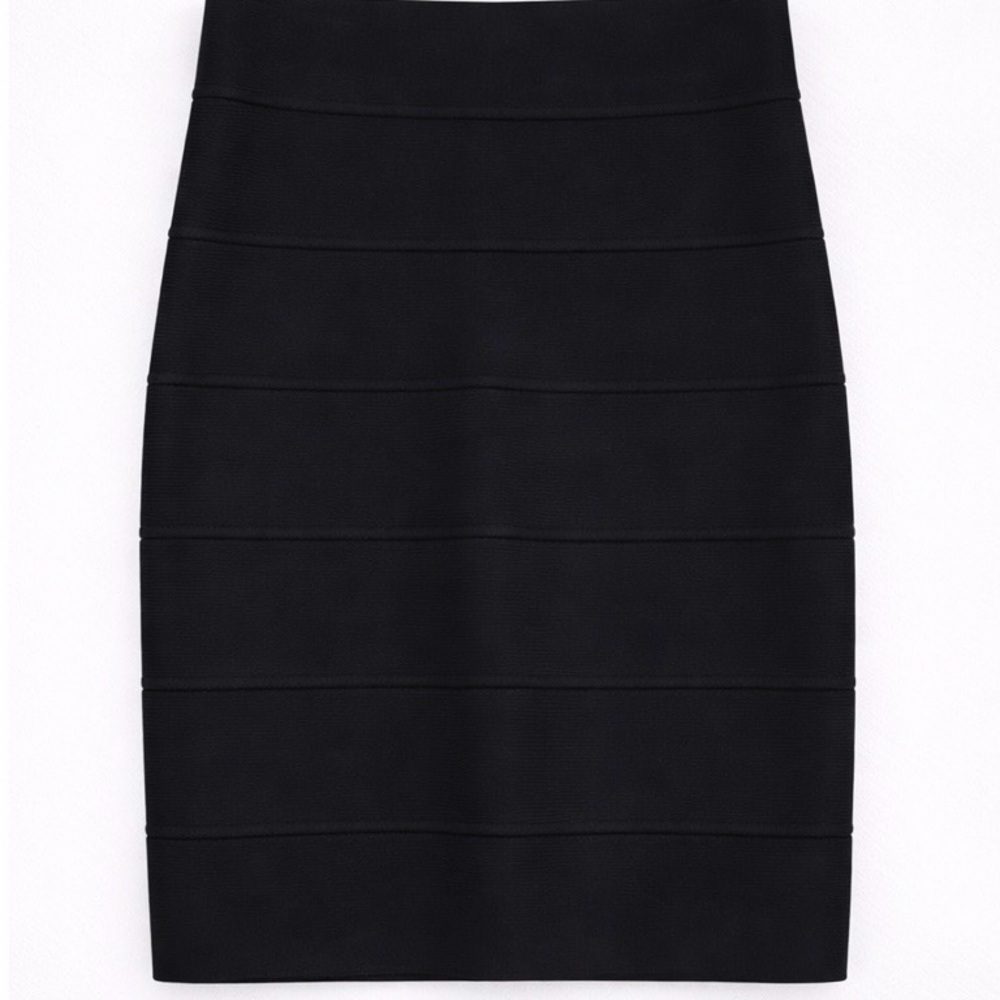 BCBGMaxAzria Classic Black Pencil Skirt
